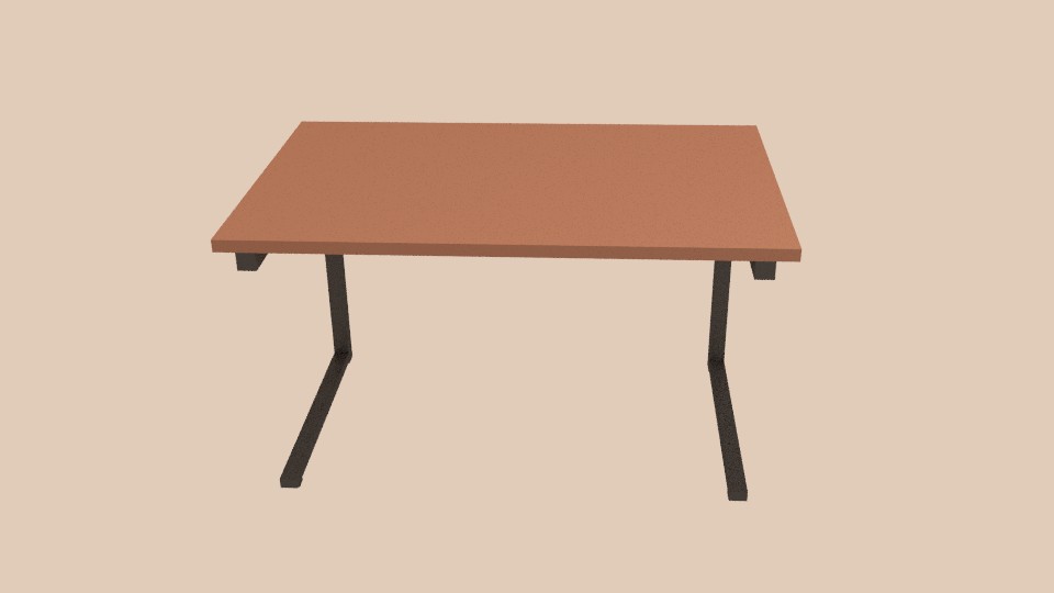 Low poly table preview image 2